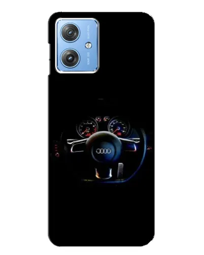 Чехол для Motorola MOTO G54 / G54 Power с картинкой «Салон Audi — руль» Чехол для Motorola MOTO G54 / G54 Power с картинкой «Салон Audi — руль»