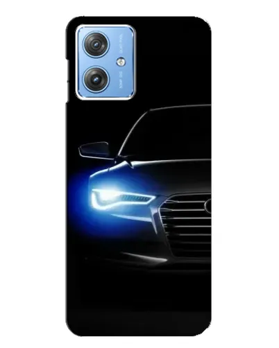 Чехол для Motorola MOTO G54 / G54 Power с картинкой «Неоновый взгляд Audi» Чехол для Motorola MOTO G54 / G54 Power с картинкой «Неоновый взгляд Audi»