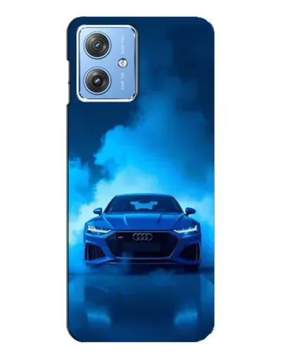 Чехол для Motorola MOTO G54 / G54 Power с картинкой «Audi — голубая энергия» Чехол для Motorola MOTO G54 / G54 Power с картинкой «Audi — голубая энергия»