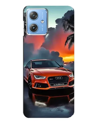 Чехол для Motorola MOTO G54 / G54 Power с картинкой «Audi — закат» Чехол для Motorola MOTO G54 / G54 Power с картинкой «Audi — закат»