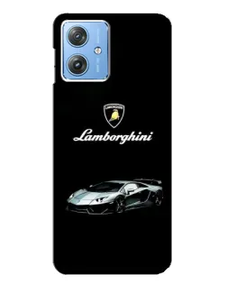 Чехол для Motorola MOTO G54 / G54 Power с картинкой «Логотип Lamborghini классика»
