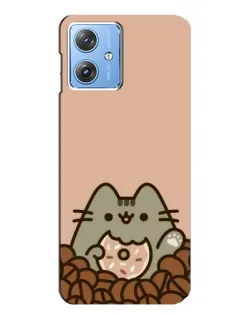 Чехол для Motorola MOTO G54 / G54 Power с картинкой «Кофейный Пушин» Чехол для Motorola MOTO G54 / G54 Power с картинкой «Кофейный Пушин»
