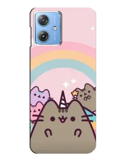 Чехол для Motorola MOTO G54 / G54 Power с картинкой «Единорог Pusheen» Чехол для Motorola MOTO G54 / G54 Power с картинкой «Единорог Pusheen»