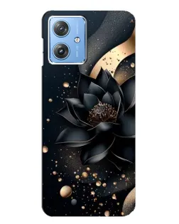 Чехол для Motorola MOTO G54 / G54 Power с картинкой «Черный лотос»