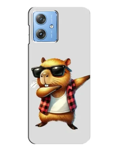 Чехол для Motorola MOTO G54 / G54 Power с картинкой «Капибара рэпер даб» Чехол для Motorola MOTO G54 / G54 Power с картинкой «Капибара рэпер даб»
