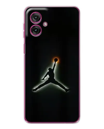 Чехол для Motorola Moto G55 с картинкой «Jordan Gradient Logo»