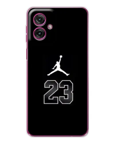 Чехол для Motorola Moto G55 с картинкой «Jordan Flight 23»