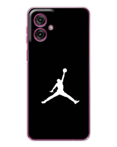 Чехол для Motorola Moto G55 с картинкой «Jordan Silhouette»