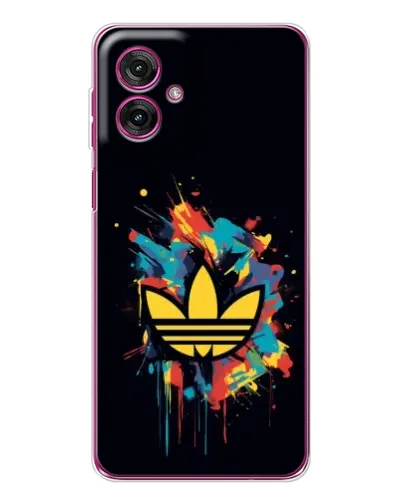 Чехол для Motorola Moto G55 с картинкой «Adidas Splash»