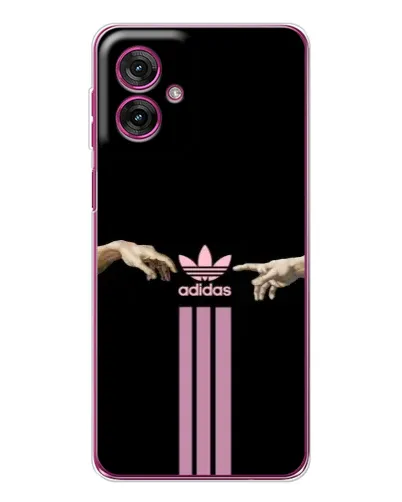 Чехол для Motorola Moto G55 с картинкой «Adidas Hands»