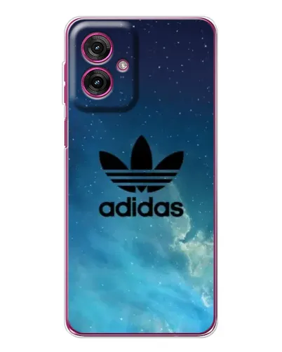 Чехол для Motorola Moto G55 с картинкой «Adidas Stone Logo»
