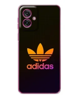 Чехол для Motorola Moto G55 с картинкой «Градиент Adidas»