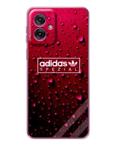 Чехол для Motorola Moto G55 с картинкой «Adidas Gold Marble»
