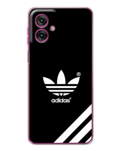 Чехол для Motorola Moto G55 с картинкой «Adidas с диагональными полосами»