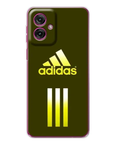Чехол для Motorola Moto G55 с картинкой «Оливковый градиент Adidas»