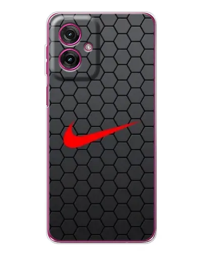 Чехол для Motorola Moto G55 с картинкой «Nike — карбоновая сетка» Чехол для Motorola Moto G55 с картинкой «Nike — карбоновая сетка»