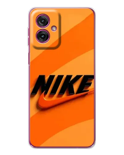 Чехол для Motorola Moto G55 с картинкой «Оранжевый драйв Nike» Чехол для Motorola Moto G55 с картинкой «Оранжевый драйв Nike»