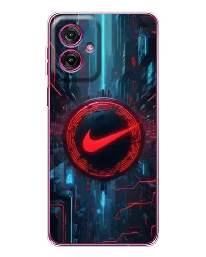 Чехол для Motorola Moto G55 с картинкой «Техногенный стиль Nike» Чехол для Motorola Moto G55 с картинкой «Техногенный стиль Nike»