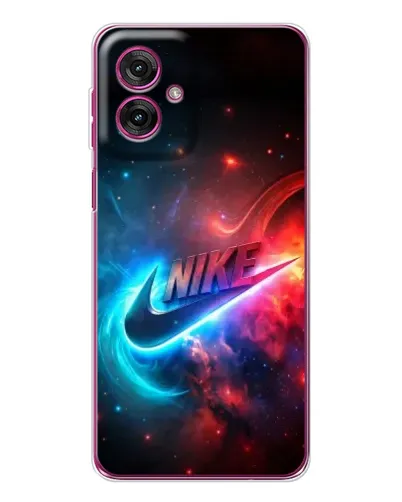 Чехол для Motorola Moto G55 с картинкой «Огненный логотип Nike» Чехол для Motorola Moto G55 с картинкой «Огненный логотип Nike»