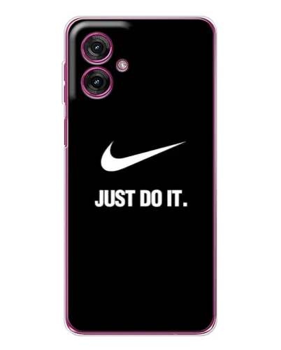Чехол для Motorola Moto G55 с картинкой «Классический принт Nike» Чехол для Motorola Moto G55 с картинкой «Классический принт Nike»