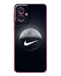 Чехол для Motorola Moto G55 с картинкой «Nike в стиле граффити»