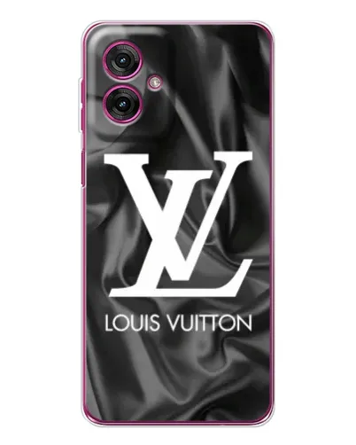 Чехол для Motorola Moto G55 с картинкой «Шелковый Louis Vuitton»