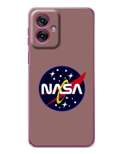 Чехол для Motorola Moto G55 с картинкой «NASA — ретро космос» Чехол для Motorola Moto G55 с картинкой «NASA — ретро космос»