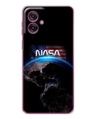 Чехол для Motorola Moto G55 с картинкой «Земля из космоса NASA» Чехол для Motorola Moto G55 с картинкой «Земля из космоса NASA»