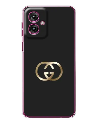 Чехол для Motorola Moto G55 с картинкой «Минимализм Gucci»