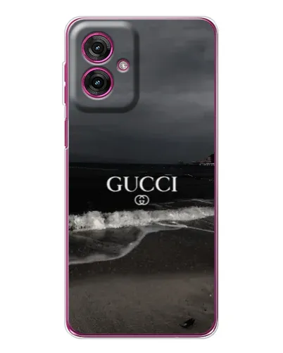 Чехол для Motorola Moto G55 с картинкой «Gucci — морской прибой»
