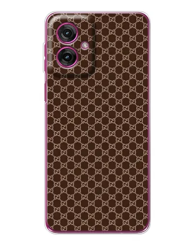 Чехол для Motorola Moto G55 с картинкой «Gucci — шоколадная сетка» Чехол для Motorola Moto G55 с картинкой «Gucci — шоколадная сетка»