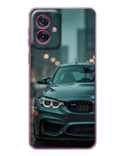 Чехол для Motorola Moto G55 с картинкой «BMW в огнях города» Чехол для Motorola Moto G55 с картинкой «BMW в огнях города»