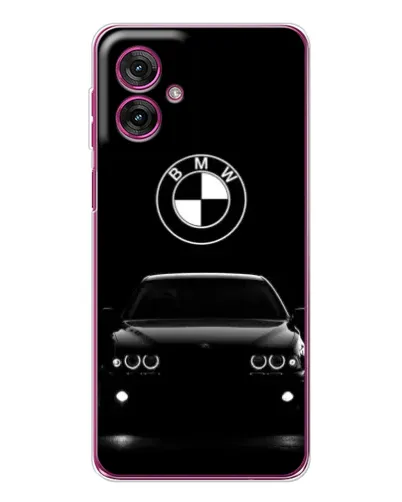 Чехол для Motorola Moto G55 с картинкой «BMW — взгляд из темноты» Чехол для Motorola Moto G55 с картинкой «BMW — взгляд из темноты»
