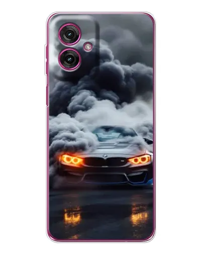 Чехол для Motorola Moto G55 с картинкой «BMW в дыму» Чехол для Motorola Moto G55 с картинкой «BMW в дыму»