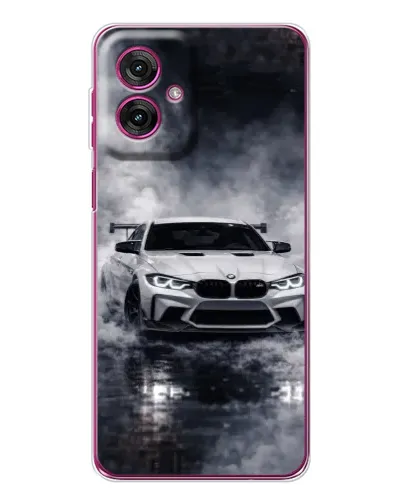 Чехол для Motorola Moto G55 с картинкой «BMW сквозь туман» Чехол для Motorola Moto G55 с картинкой «BMW сквозь туман»