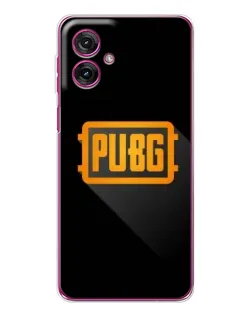 Чехол для Motorola Moto G55 с картинкой «PUBG — рамка лого» Чехол для Motorola Moto G55 с картинкой «PUBG — рамка лого»