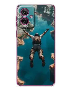 Чехол для Motorola Moto G55 с картинкой «PUBG — свободное падение» Чехол для Motorola Moto G55 с картинкой «PUBG — свободное падение»