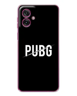 Чехол для Motorola Moto G55 с картинкой «PUBG — белый логотип» Чехол для Motorola Moto G55 с картинкой «PUBG — белый логотип»