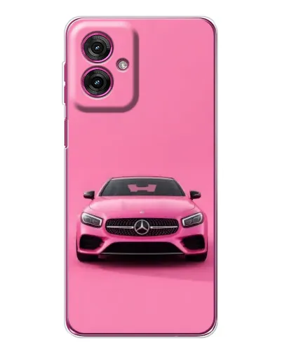 Чехол для Motorola Moto G55 с картинкой «Розовый Mercedes AMG» Чехол для Motorola Moto G55 с картинкой «Розовый Mercedes AMG»