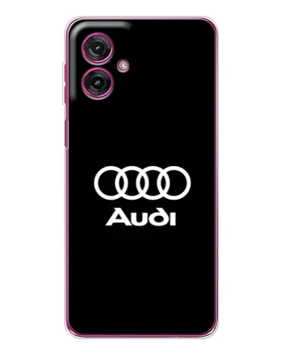 Чехол для Motorola Moto G55 с картинкой «Классическое лого Audi»