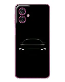 Чехол для Motorola Moto G55 с картинкой «Взгляд Audi в темноте» Чехол для Motorola Moto G55 с картинкой «Взгляд Audi в темноте»