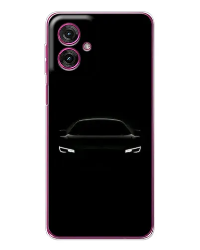 Чехол для Motorola Moto G55 с картинкой «Взгляд Audi в темноте»