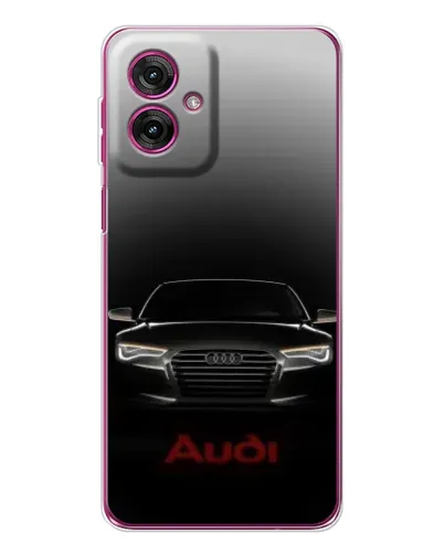 Чехол для Motorola Moto G55 с картинкой «Audi — градиентный контур»