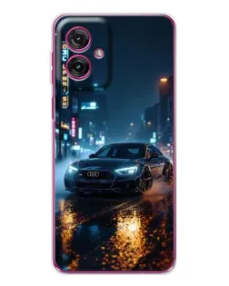 Чехол для Motorola Moto G55 с картинкой «Ночной город и Audi» Чехол для Motorola Moto G55 с картинкой «Ночной город и Audi»