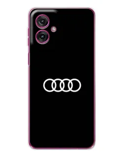 Чехол для Motorola Moto G55 с картинкой «Audi White Logo» Чехол для Motorola Moto G55 с картинкой «Audi White Logo»