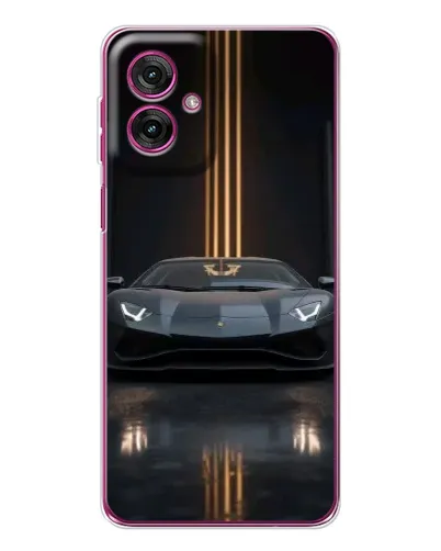Чехол для Motorola Moto G55 с картинкой «Lamborghini золотые линии» Чехол для Motorola Moto G55 с картинкой «Lamborghini золотые линии»