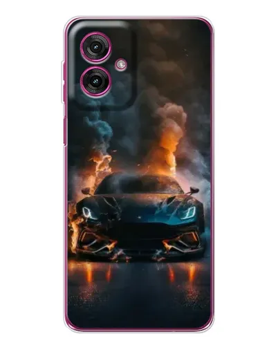 Чехол для Motorola Moto G55 с картинкой «Lamborghini дымная эстетика» Чехол для Motorola Moto G55 с картинкой «Lamborghini дымная эстетика»