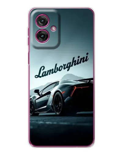 Чехол для Motorola Moto G55 с картинкой «Классическая надпись Lamborghini» Чехол для Motorola Moto G55 с картинкой «Классическая надпись Lamborghini»