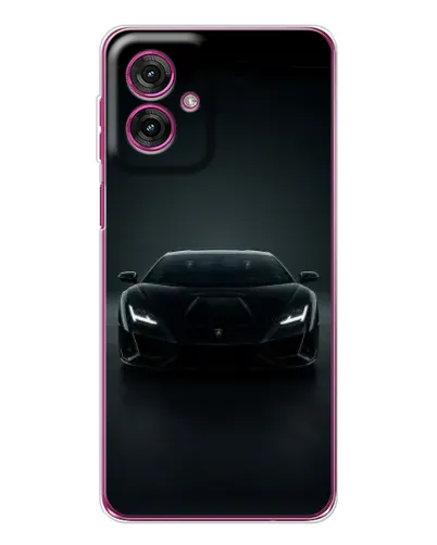 Чехол для Motorola Moto G55 с картинкой «Черный Lamborghini Aventador» Чехол для Motorola Moto G55 с картинкой «Черный Lamborghini Aventador»