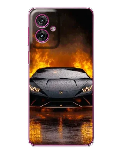 Чехол для Motorola Moto G55 с картинкой «Lamborghini в огне» Чехол для Motorola Moto G55 с картинкой «Lamborghini в огне»